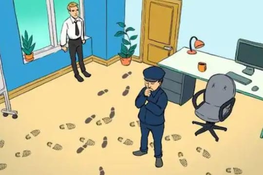 या ऑफिसमध्ये झालीये चोरी; हा फोटो पाहून 7 सेकंदात शोधून दाखवा चोर