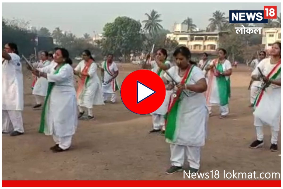 Sangli News : आजीबाईंचा नादच खुळा, लेझीमवर असा काही धरला ठेका की सर्वच थक्क! Video