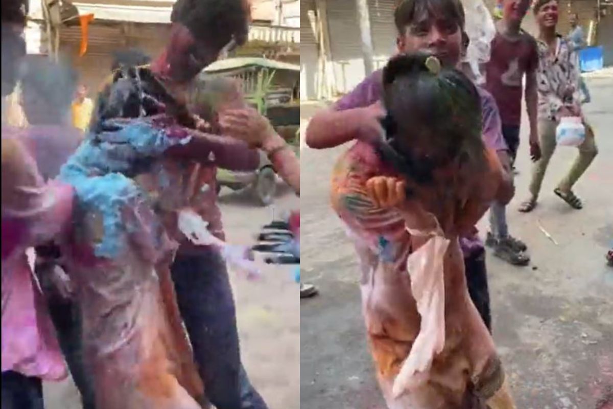 होळीसाठी भारतात आलेली जपानी तरुणी; तरुणांनी घेरून केलं धक्कादायक कृत्य, तिघांना अटक..VIDEO