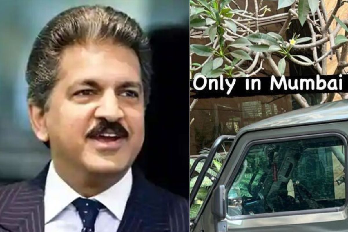 शिवाजी पार्कचं ते स्टिकर पाहून आनंद महिंद्रांना आठवला ‘ज्युरॅसिक पार्क’; शेअर केला फोटो