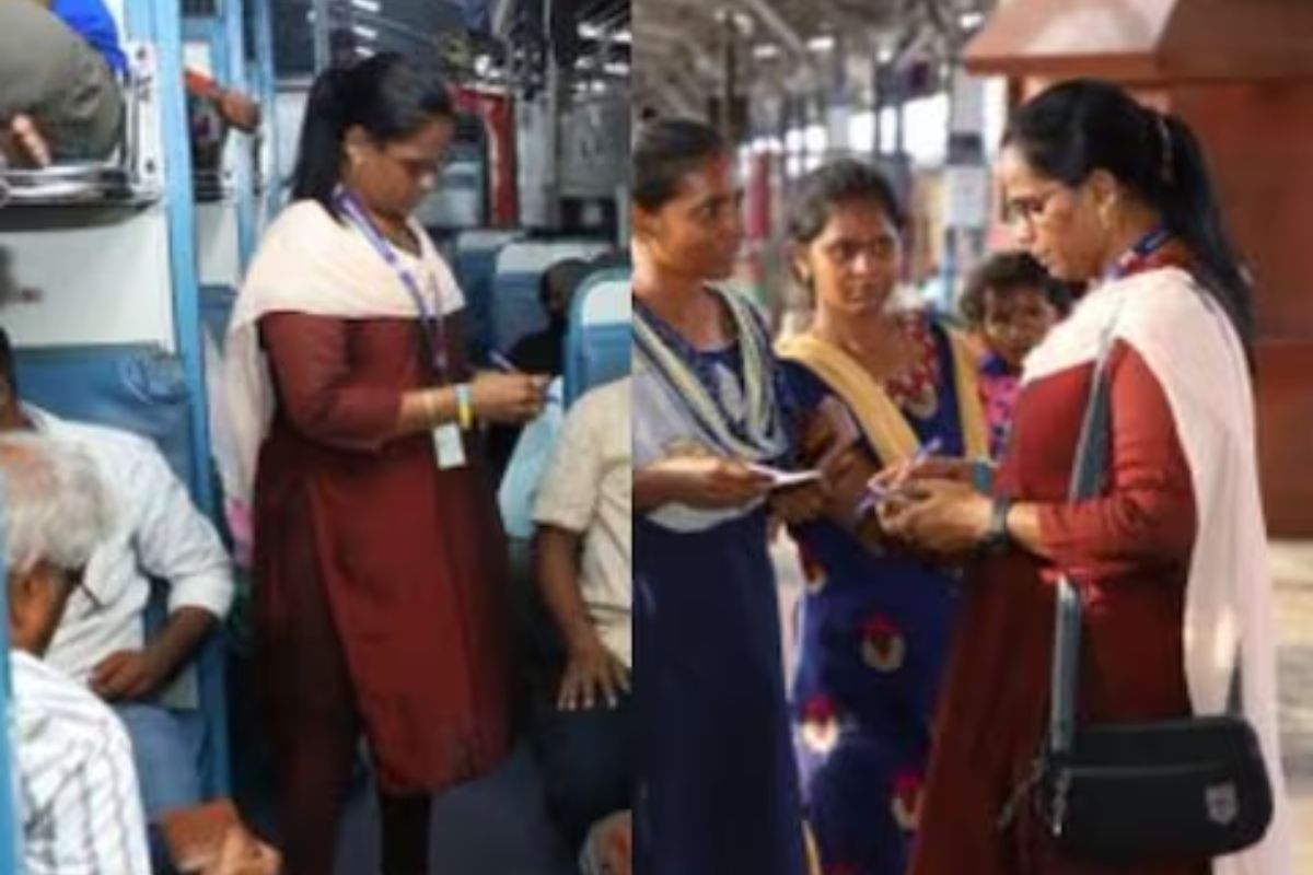 प्रवाशांकडून 1 कोटी वसूल करून महिलेनं बनवला रेकॉर्ड; रेल्वे तिकीट चेकरचं मंत्रालयानंही केलं कौतुक