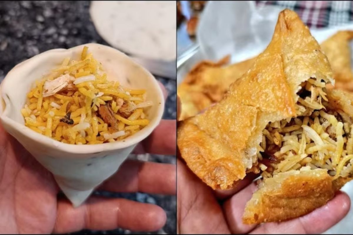 समोसा बिर्याणी