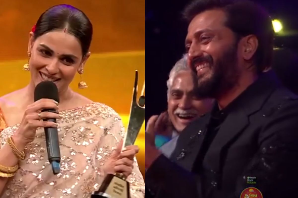 जिनिलियाने चक्क मराठीतून सर्वांसमोर रितेशला म्हटलं असं काही,लाजेने झाला लाल