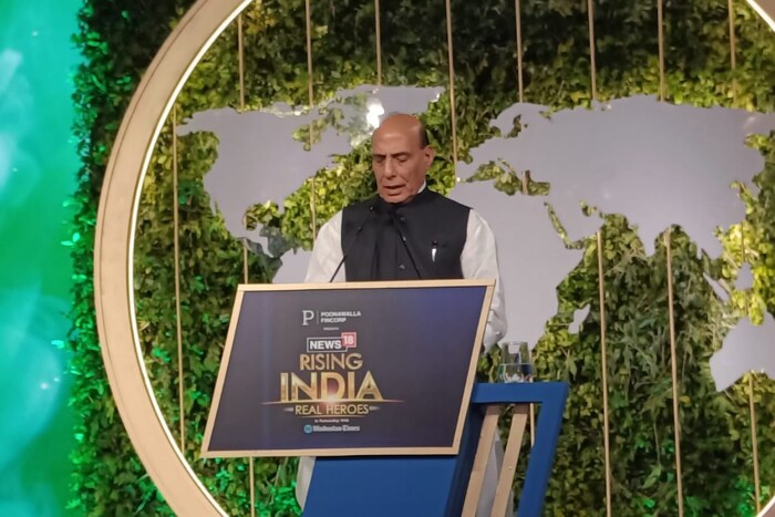 रायझिंग इंडिया या विशेष कार्यक्रमात राजनाथ सिंह यांनी भारतीय अर्थव्यवस्थेवर बोलताना सांगितलं. 
