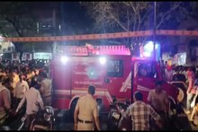 शिवजयंती रॅलीत फटाके फोडणे मनसे कार्यकर्त्यांना अंगलट, इमारतीला लागली आग, LIVE VIDEO
