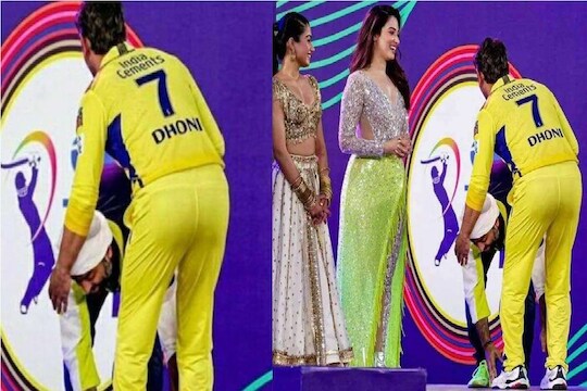 सुरांचा बादशाहही कॅप्टन कूलसमोर नतमस्तक, IPLच्या पहिल्याच दिवशी या फोटोने जिंकलं मन