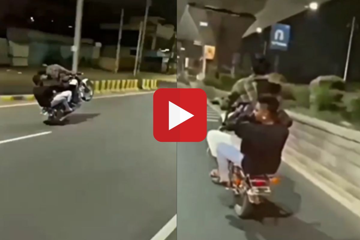 स्टंट व्हिडीओ व्हायरल