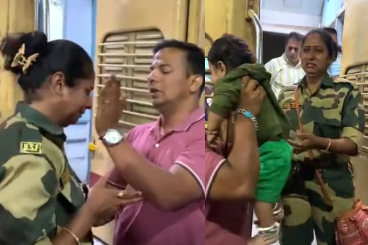 चिमुकल्याला घरी ठेवून माता बीएसएफमध्ये कर्तव्यावर