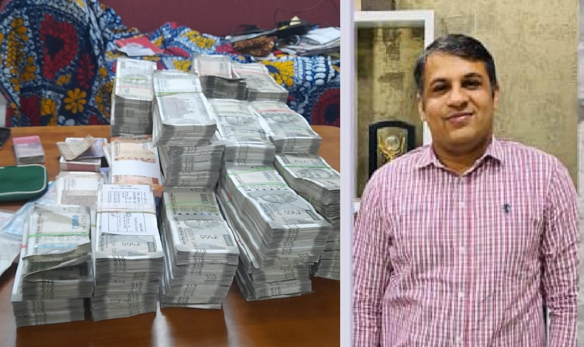 CBIची टीम दारात, अधिकाऱ्याने इमारतीतून मारली उडी; 1 कोटीची बॅग फेकली, VIDEO VIRAL