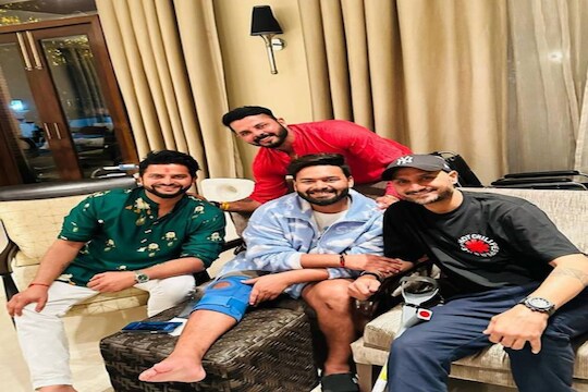 भावा लवकर बरा हो! क्रिकेट स्टार्सने घेतली रिषभ पंतची भेट  