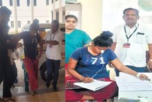 एका हाताला सलाईन, दुसऱ्या हातात पेन; करमाळ्यातल्या तरुणीनं जिद्दीनं बारावी...