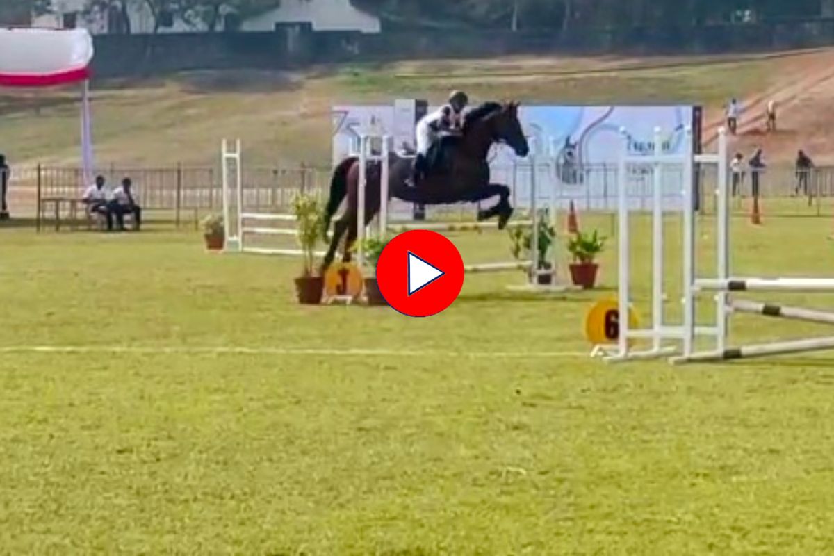 The Royal Horse Show : नाद खुळा! घोड्यांच्या चित्तथरारक कसरतींनी भारावलं कोल्हापूर, Video