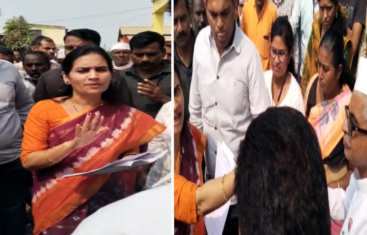 कांदा प्रश्नी न्याय मागायला गेलेल्या शेतकऱ्यांनाचं मंत्री भारती पवारांनी सुनावलं LIVE VIDEO