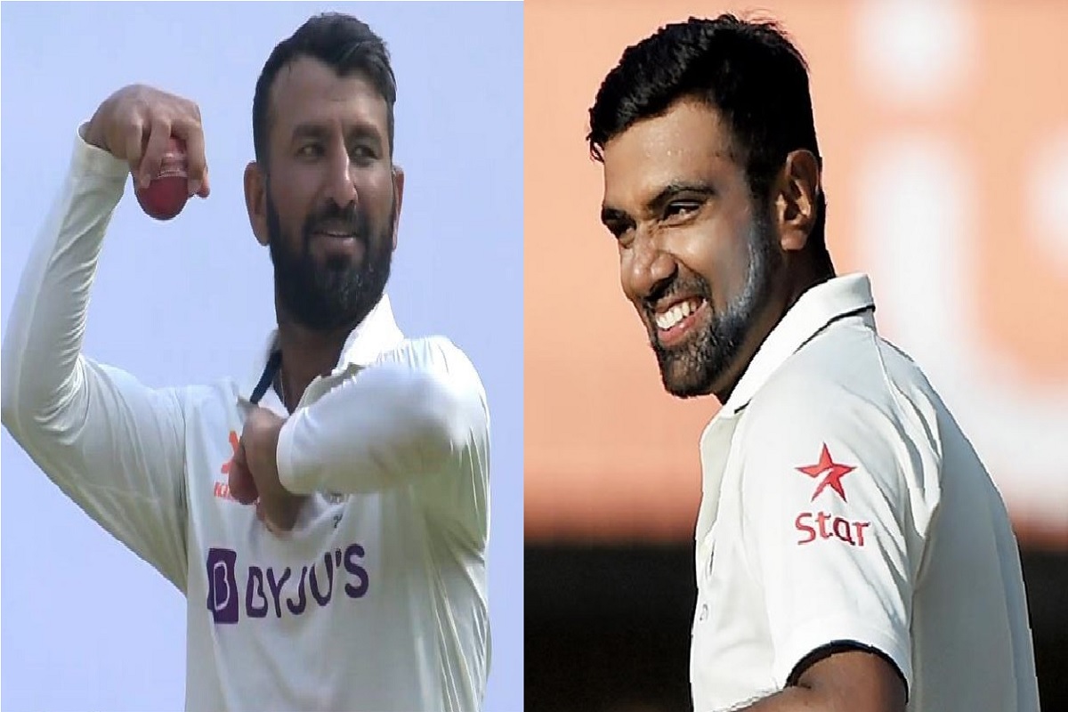 चेतेश्वर पुजाराला बॉलिंगवर अश्विनची भन्नाट प्रतिक्रिया, म्हणाला "मै जॉब छोड दू?"