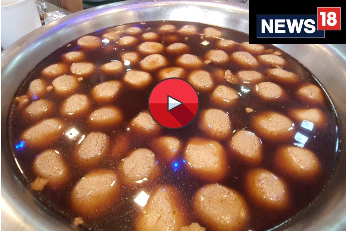 रसगुल्ले तेही गुळाच्या पाकातले? दुकानाबाहेर लागल्या रांगा, पाहा हा VIDEO