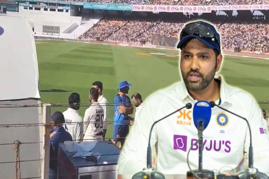 IND vs AUS Test : शमी समोर दिलेल्या 'जय श्रीराम' च्या नाऱ्यांवर रोहित शर्माने दिले उत्तर, म्हणाला "तिथे जे काय झाले...."   