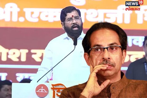 एकनाथ शिंदेंचा उद्धव ठाकरेंवर घणाघात