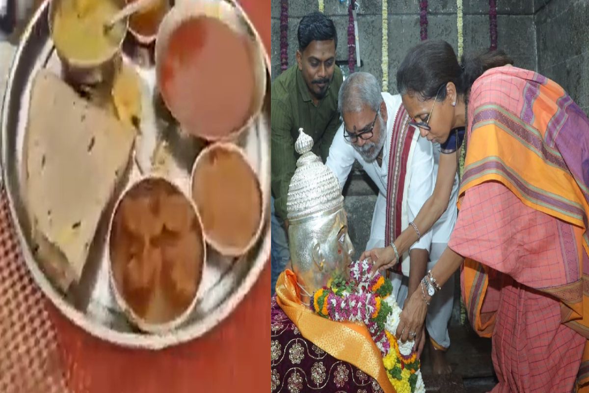सुप्रिया सुळे यांनी मटण खाऊन महादेव मंदिरात जाऊन दर्शन घेतलं, असं म्हणत शिवतारे यांनी  एक व्हिडीओ पोस्ट केला