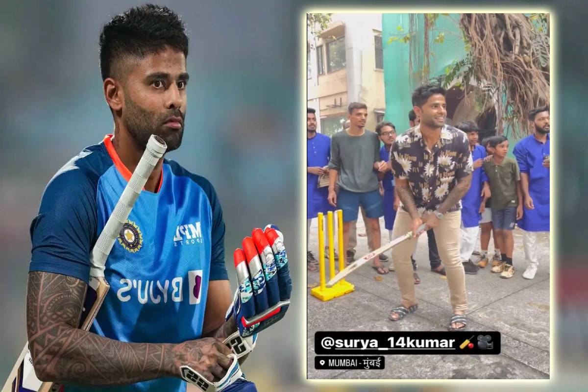 मुंबईच्या रस्त्यांवर सूर्याचा हटके अंदाज, दाखवली त्याच्या खास शॉटची झलक