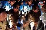 तिकीट तपासणाऱ्या टीटीईला रेल्वेतून खाली फेकण्याची धमकी, पोलिसाचा व्हिडिओ व्हायरल