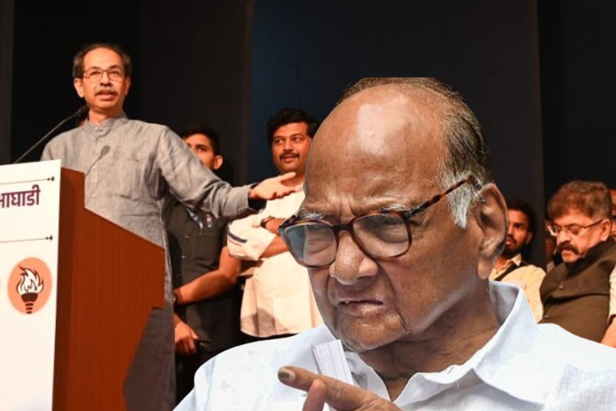 उद्धव ठाकरेंसमोरच पवारांच्या पंतप्रधानपदासाठी घोषणाबाजी