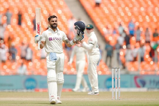 कसोटीत 1206 दिवसांनी विराटच शतक, 75व्या शतकासह गावस्करांच्या विक्रमाशी बरोबरी