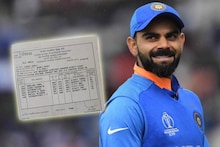 विराट कोहलीने शेअर केली दहावीची मार्कशीट! या विषयात होते सर्वात कमी मार्क