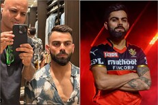 IPL 2023 : आयपीएलपूर्वी समोर आला विराट कोहलीचा नवा लूक!