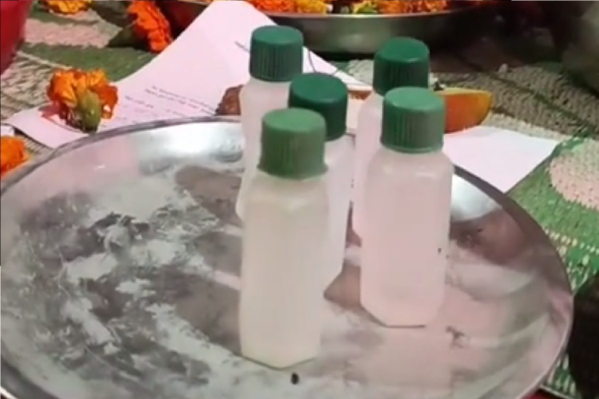 मंदिरातील चमत्कारिक पाणी