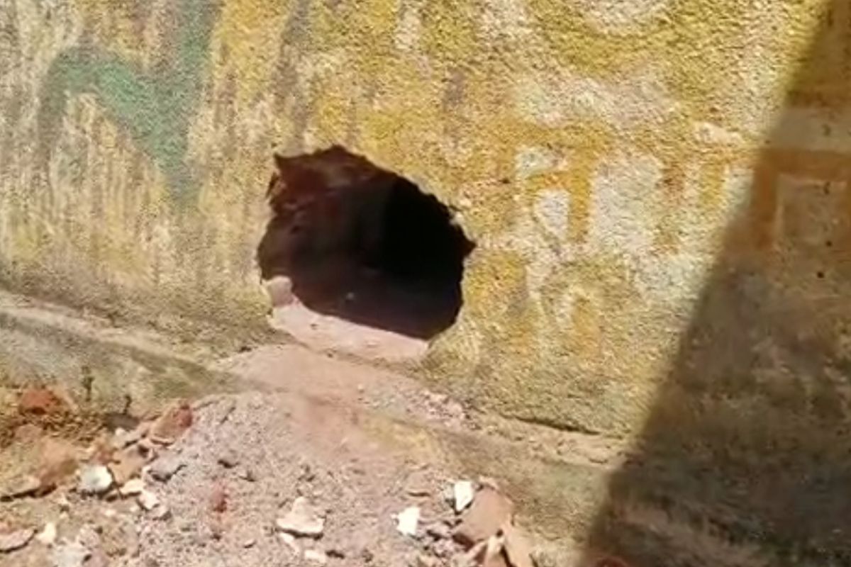 बँक लुटण्यासाठी भिंतीला भगदाड पाडलं, पण झालं हसं