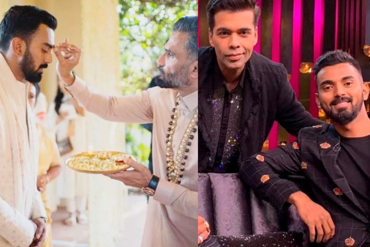 सुनील शेट्टी-के.एल. राहुल