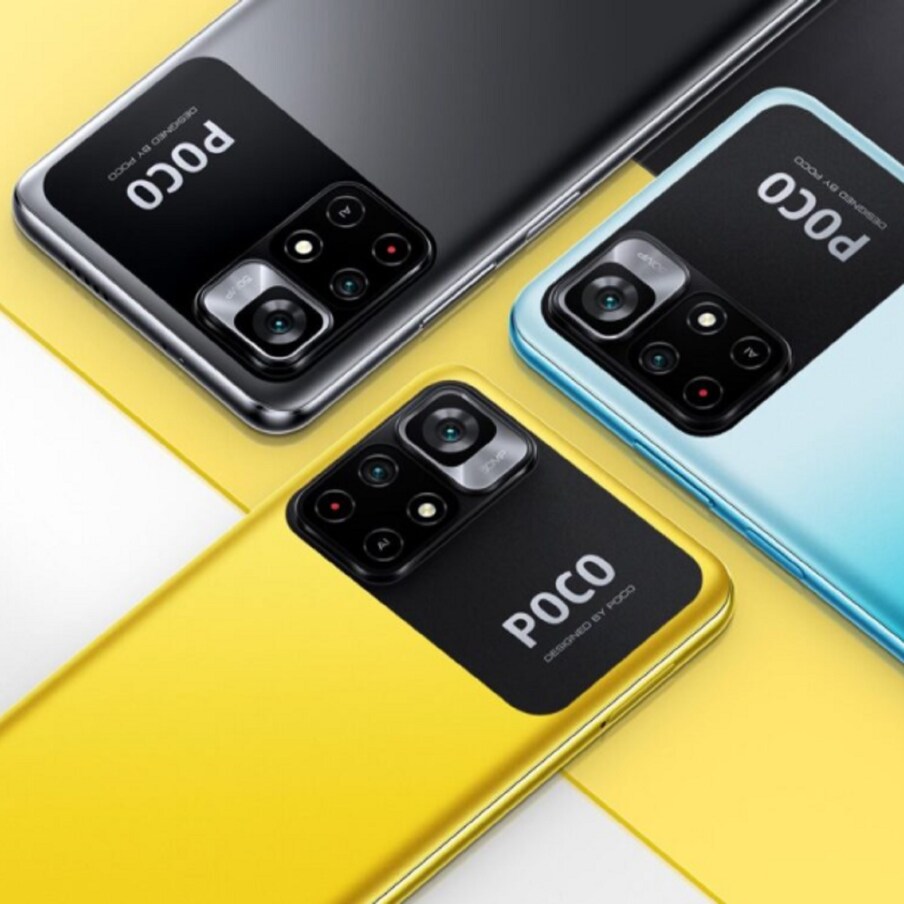 Poco M4 Pro 5G: या फोनमध्ये 6.6-इंचाचा फुल HD+ डिस्प्ले उपलब्ध आहे. 50 मेगापिक्सेल + 8 मेगापिक्सेलचा ड्युअल कॅमेरा सेटअप उपलब्ध आहे. हे 3 स्टोरेज प्रकारांमध्ये येते आणि त्याची सुरुवातीची किंमत (4GB + 64GB) रुपये 12,499 आहे.