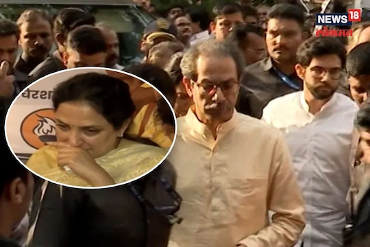 दुर्गा भोसलेंच्या अंत्यदर्शनासाठी शेकडो शिवसैनिक