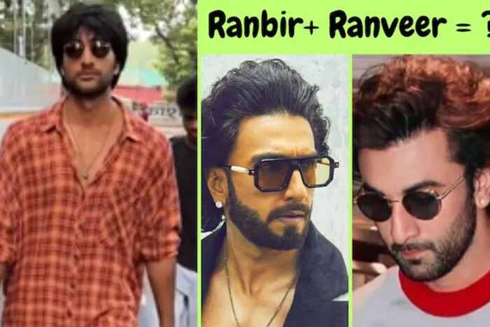 Ranbir Kapoor and Ranveer Singh look alike: तुम्ही जर या हॅण्डसम मुलाला पाहून कन्फ्यूज झाला असाल तर हा मुलगा दुसरा तिसरा कोण नसून लोकप्रिय कलाकार जगदीप यांचा नातू आहे. हा जावेद जाफरी यांचा मुलगा मिजान जाफरी आहे. सिनेसृष्टीत आपला ठसा उमटवण्याच्या प्रयत्नात असलेल्या मिजानचं फेसिंग रणबीर कपूर आणि रणवीर सिंगसारखाच आहे.