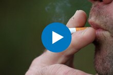 सिगारेट पेटवायला गेला आणि स्वतःलाच लागली आग, तरुणाचा Shocking Video व्हायरल