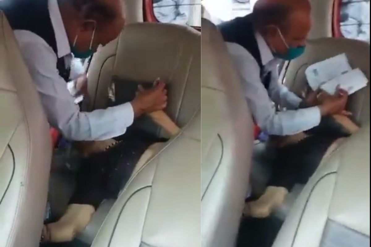 महिलेच्या मृतदेहासोबत व्यक्तीचं संतापजनक कृत्य; VIDEO पाहून तळपायाची आग मस्तकात जाईल