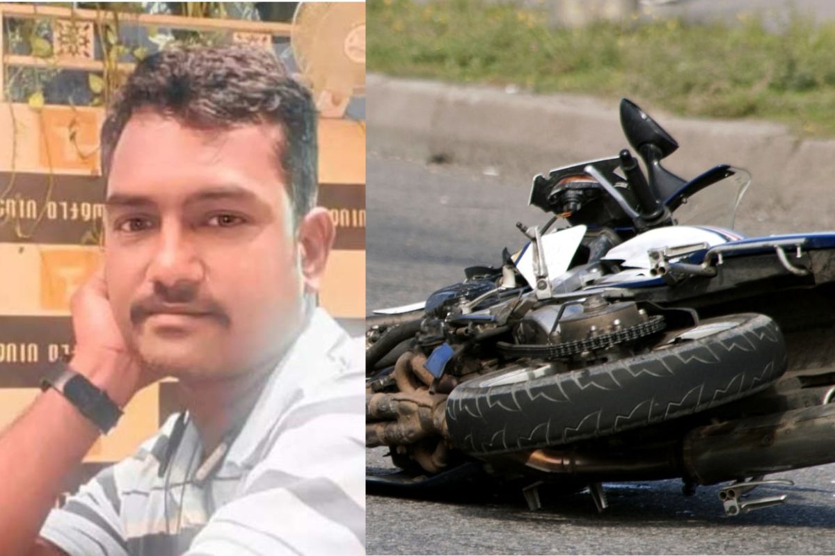 मृत शिक्षक (दुचाकीचा प्रतिकात्मक फोटो)