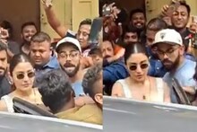 अनुष्काच्या जवळ येत होता तरुण,भडकला विराट कोहली;काय केलं पाहा VIDEO