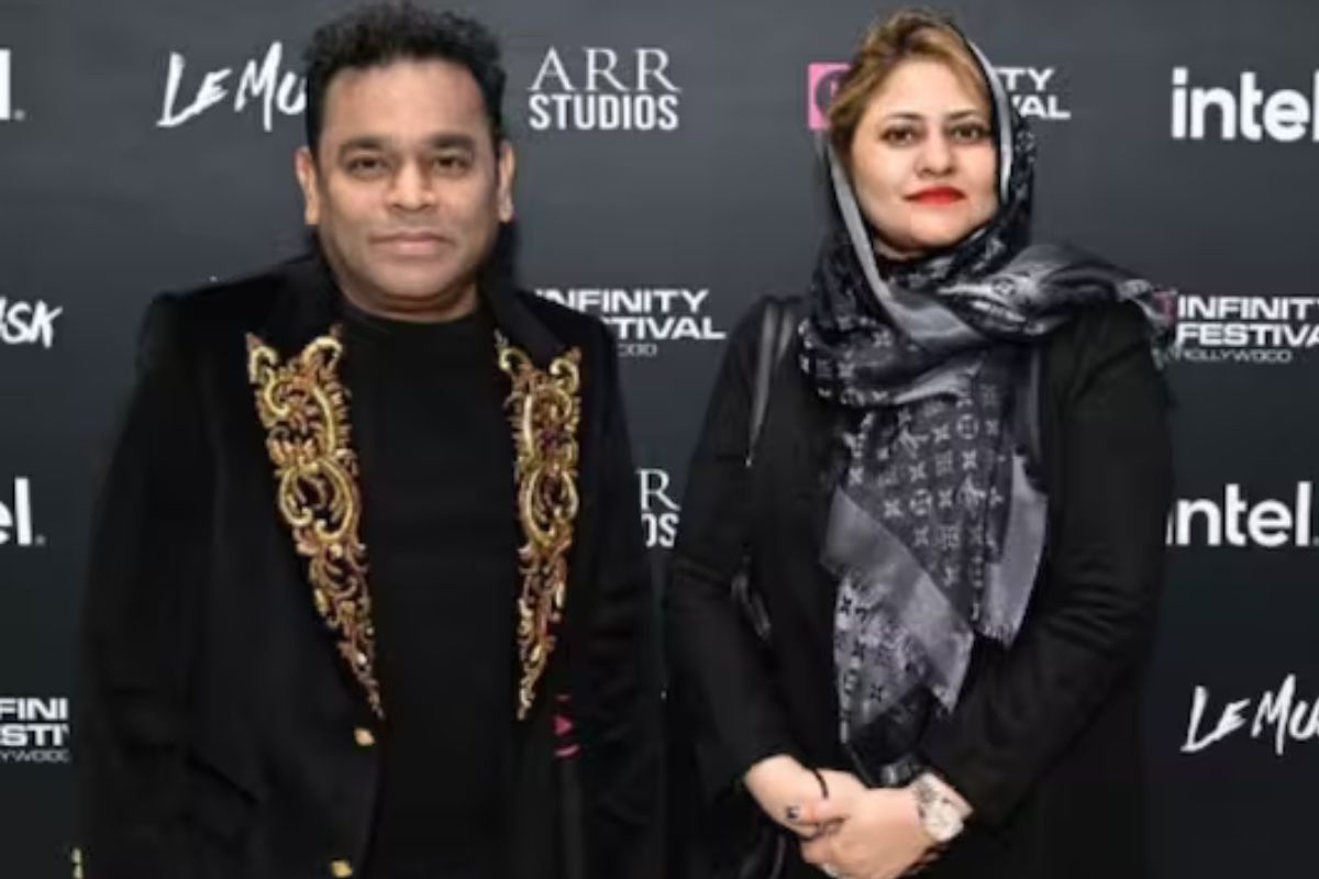 हिंदीमध्ये संवाद साधणाऱ्या पत्नीला A R Rehman यांनी भर पुरस्कार सोहळ्यात थांबवलं