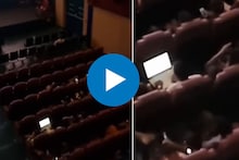 ऑफिसचा एवढा दबाव की व्यक्ती थिएटरमध्येच करु लागला 'हे' काम, Video व्हायरल