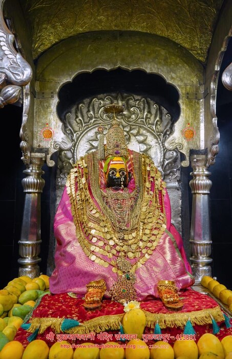 तुम्ही घरी बसूनही इथे दर्शन घेऊ शकता. हे तुळजाभवानी देवीचे फोटो खूप सुंदर आणि डोळे दिपवणारे आहेत. 