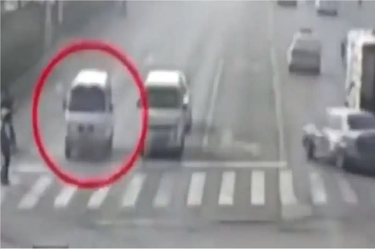 रहस्यमयी अपघात कॅमेऱ्यात कैद