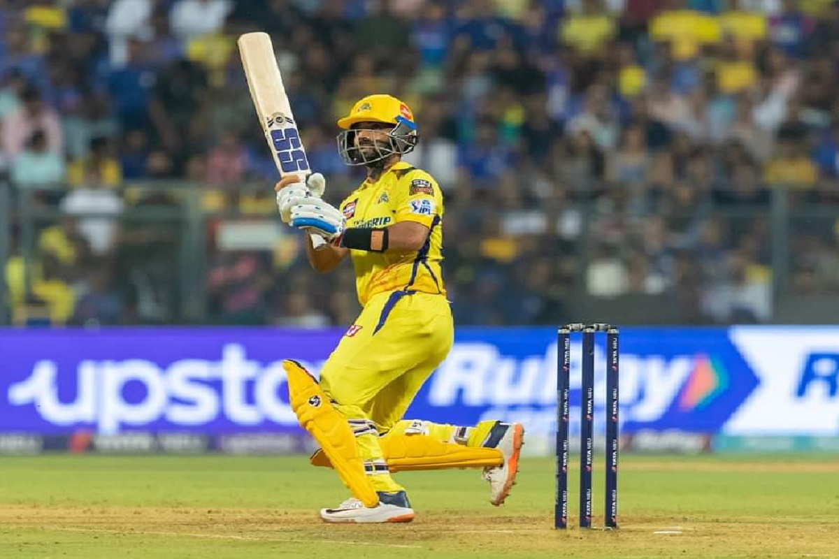 अजिंक्य रहाणेने केलं संधीच सोन! मुंबईच्या होम ग्राउंडवर चेन्नईसाठी ठोकल अर्धशतक