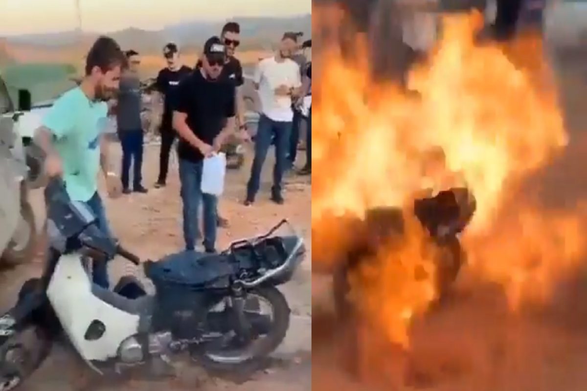 बाईकला आग