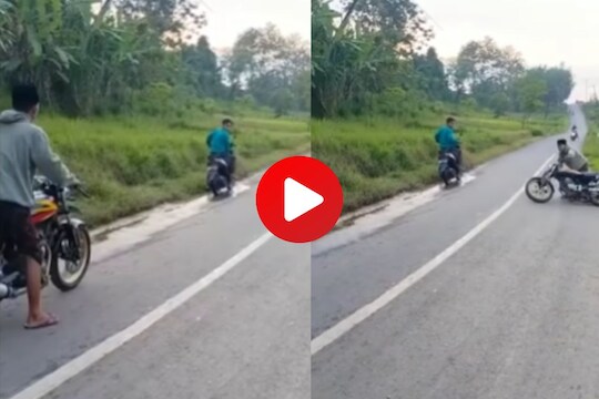 बाईक स्टंट व्हिडीओ
