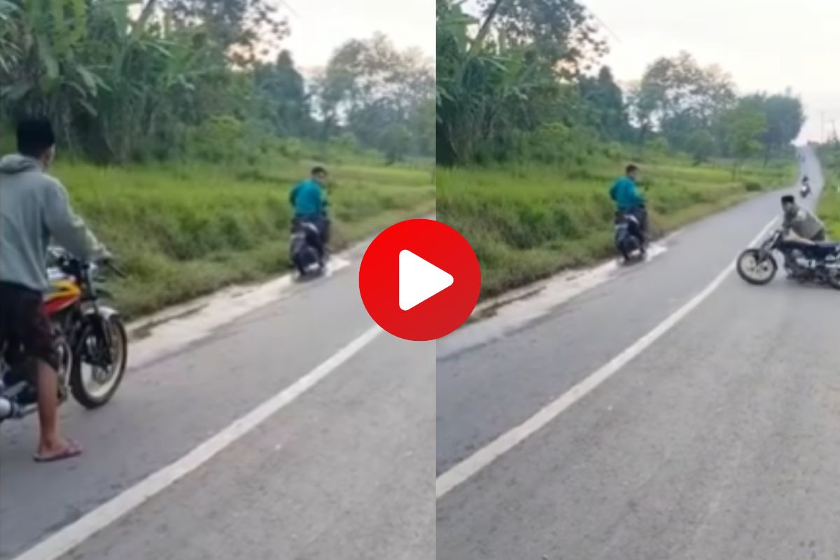 बाईक स्टंट व्हिडीओ