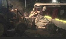 अयोध्येत भीषण अपघात, 40 प्रवाशांना घेऊन जाणाऱ्या बसचा चक्काचूर; 7 जणांचा मृत्यू