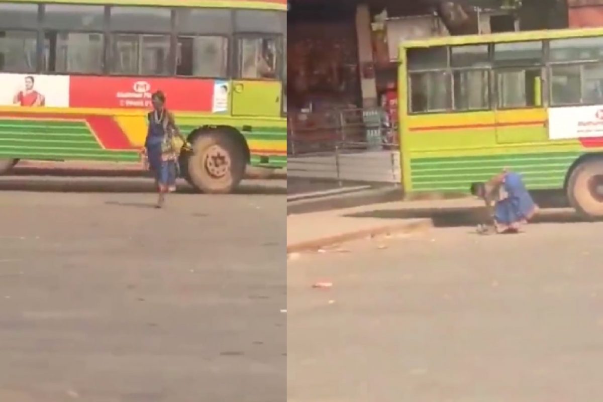 फळविक्रेती महिला चर्चेत.