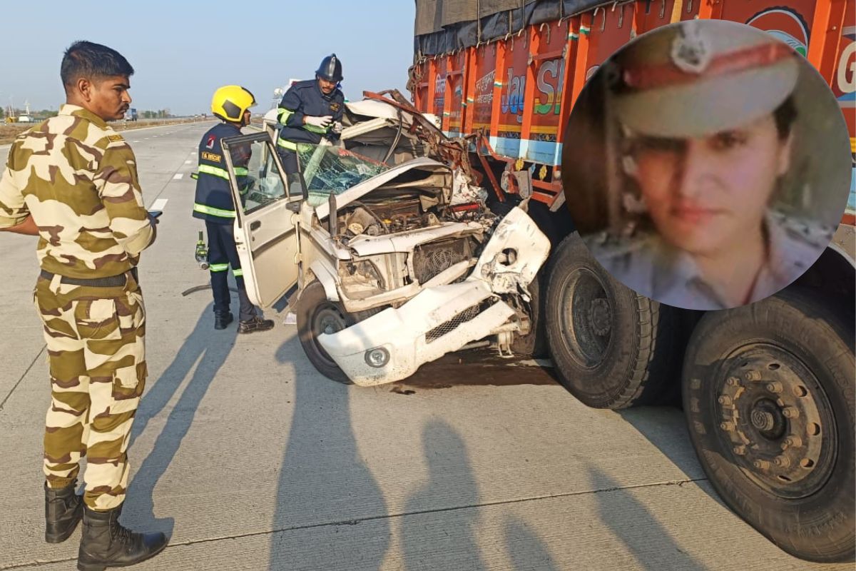 अपघातस्थळाचा फोटो