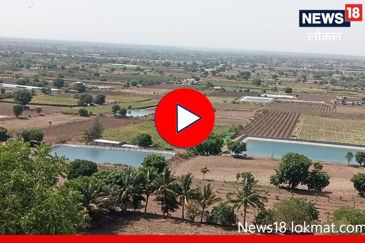 Jalna News : 'त्या' घटनेनं घडवली क्रांती, जालना जिल्ह्यात निर्माण झालं शेततळ्यांचं गाव Video